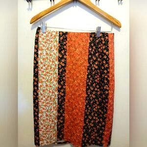 NYCC BEAUTIFUL FLORAL STRAIGHT SKIRT